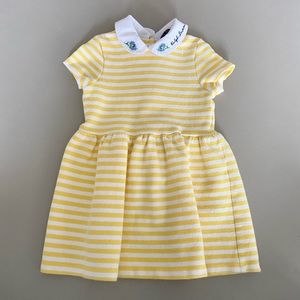 Ralph Lauren Polo 3/3T yellow striped spring dress